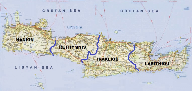 Carte de Crete