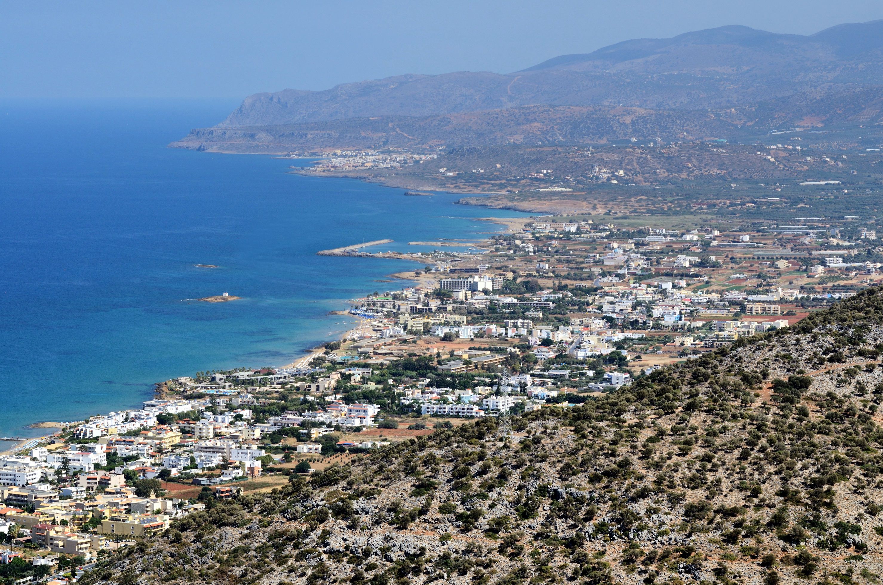 Μάλια - Θέα της πόλης